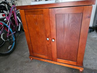 Wooden Cat Litter Box Furniture Enclosure