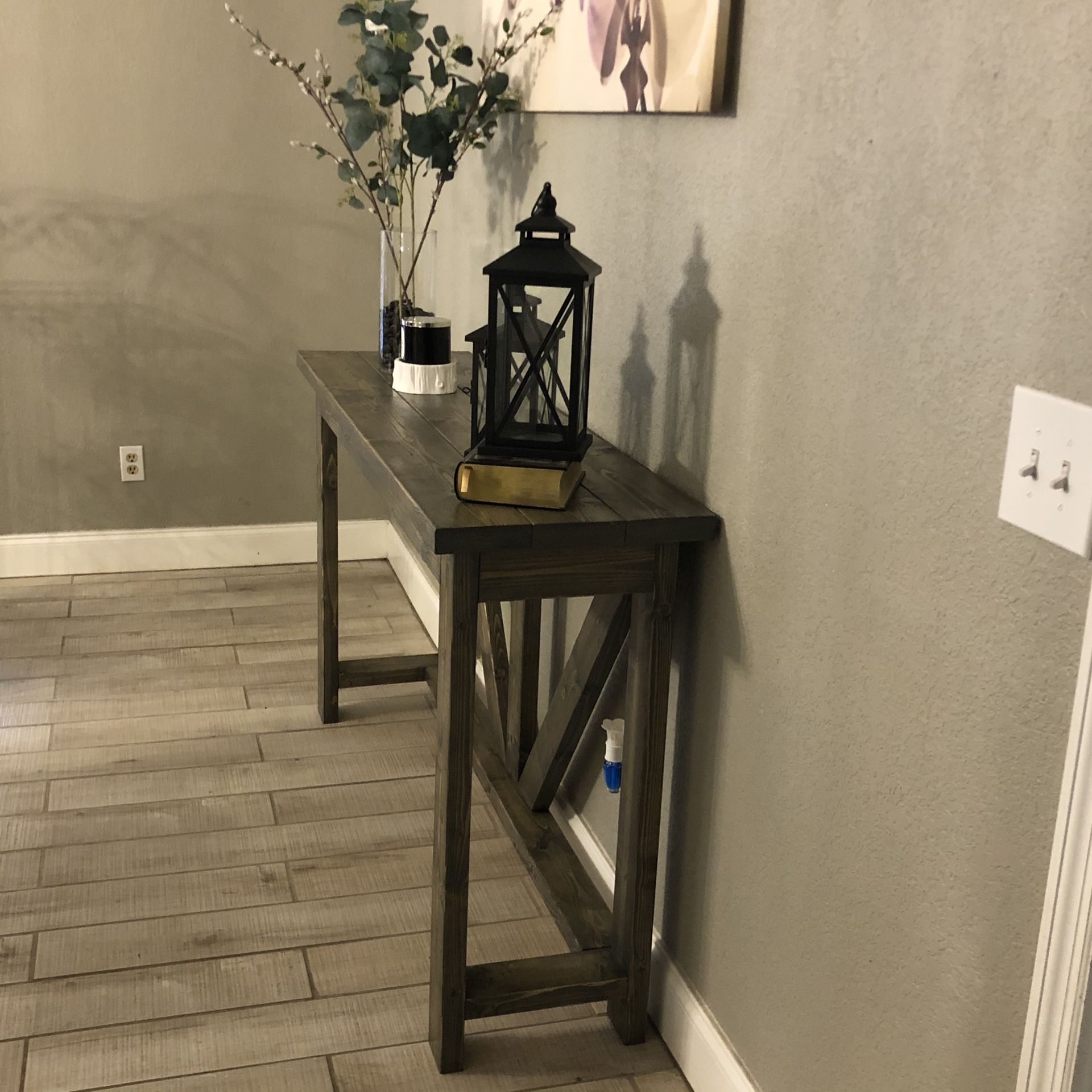 Cuatom Entry/ Sofa Table Tables