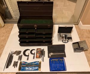 Tool box included with all the tools you see