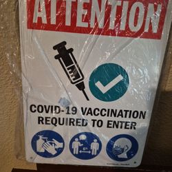Covid Vaccine Sign