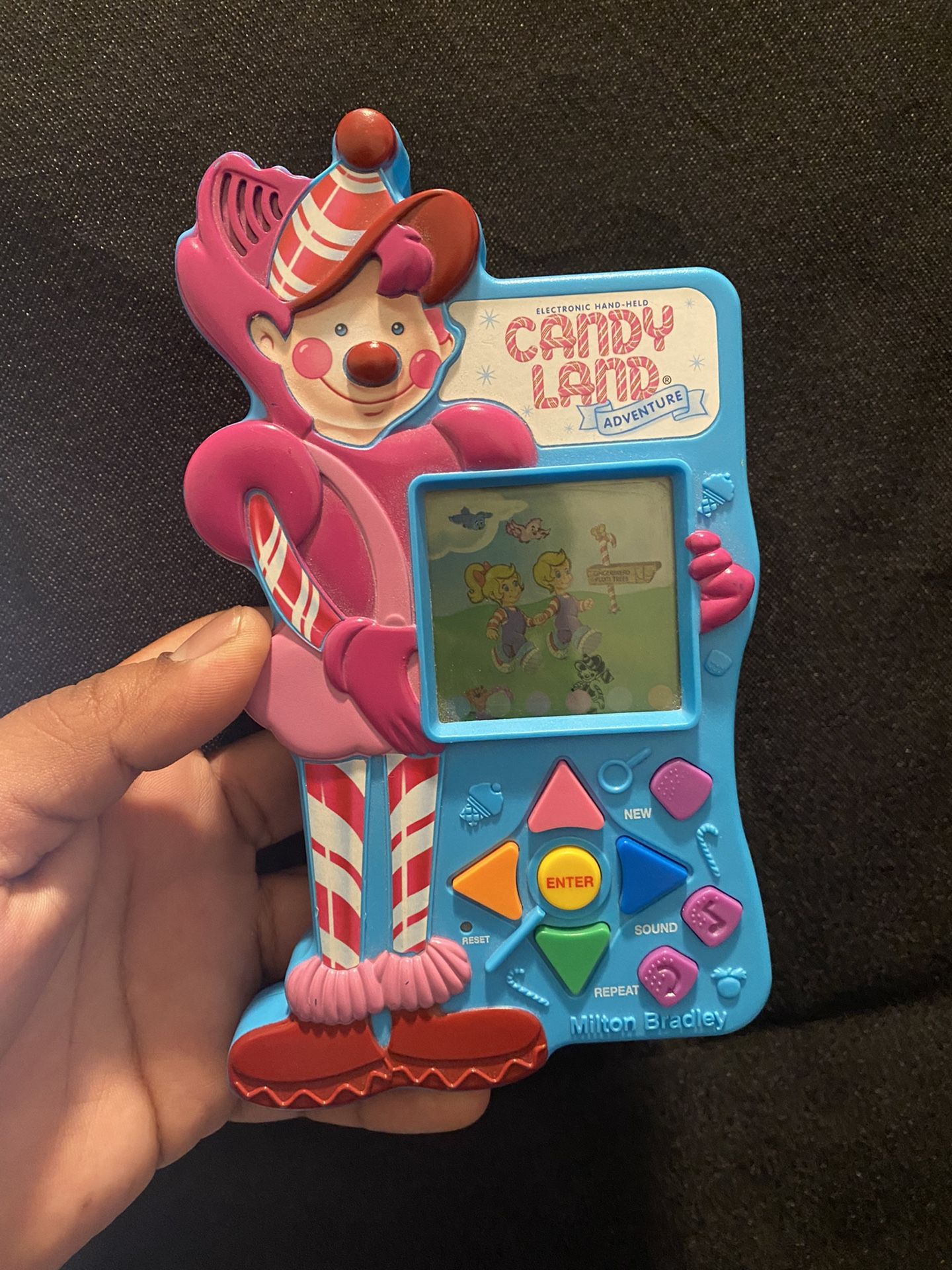 Candy Land Adventure Electronic Handheld Game 1997 Milton Bradley Works Tested