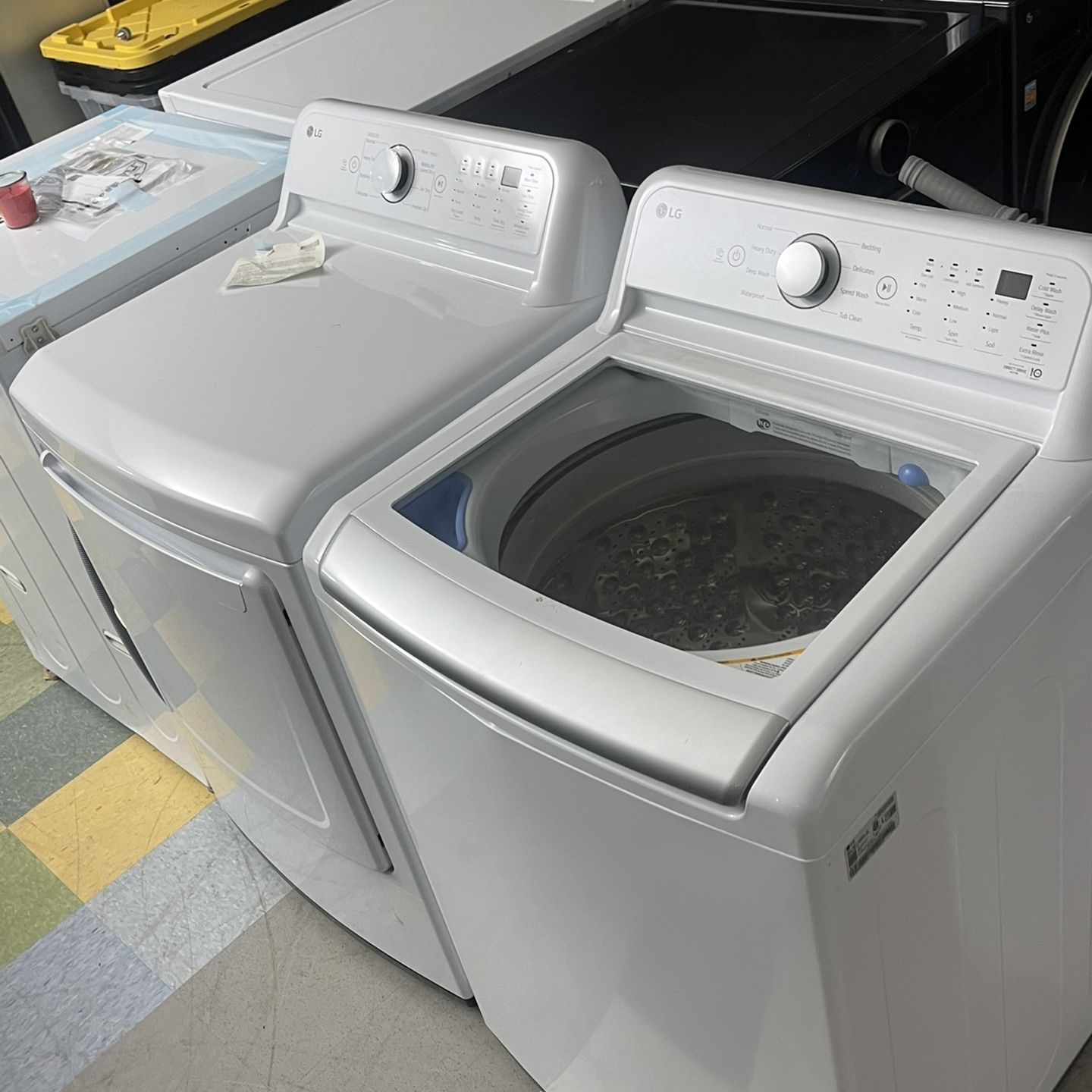 New LG Top Load Washing Machines 