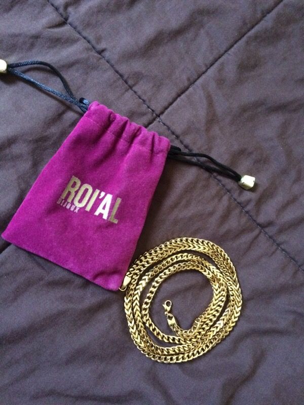 24 karat gold-filled franco chain