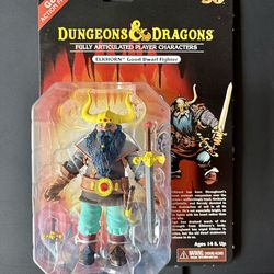 NECA Dungeons & Dragons Elkhorn Dwarf Figure Retro Card MIB