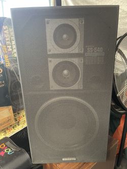 Two Sanyo Speakers Good condition