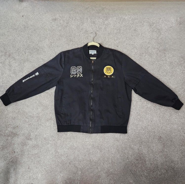 Vintage Adidas Mr Sandman Mr. Scarecrow Bomber Jacket Sz. L
