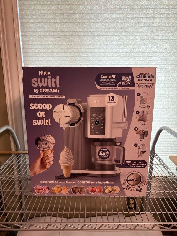 Ninja Swirl by CREAMi Soft Serve and Ice Cream Maker