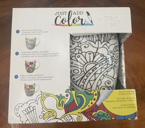 Just Add Color Ceramic Mug