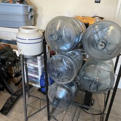 Jugs, Jug Holder, Dispenser 