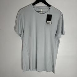 Ten Thousand The Lightweight Short Sleeve Shirt Mens Medium Light Grey NWT