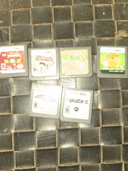 Nintendo DS Game Cartridges Lot of 6