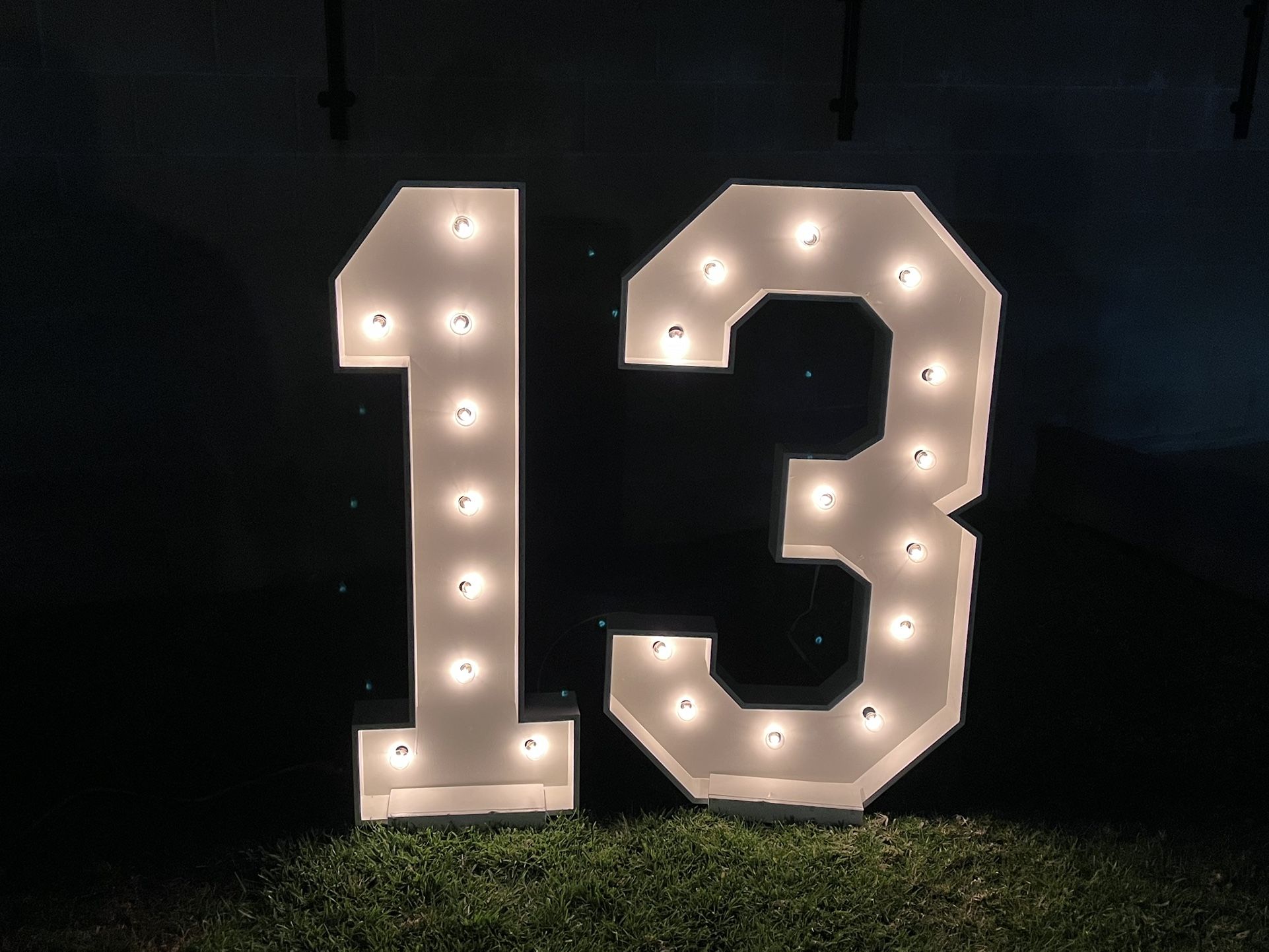 Marquee Letters And Numbers For Birthday Party Quinceañera Wedding Available