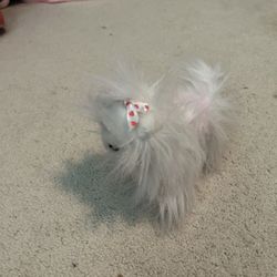 Webkinz White Shaggy Dog 