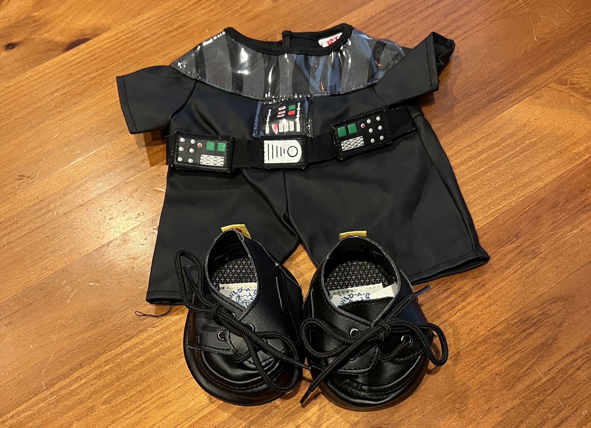 Build A Bear Star Wars Darth Vader Outfit With Black Shoes