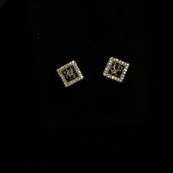 925 Gold Plated Nugget Earrings