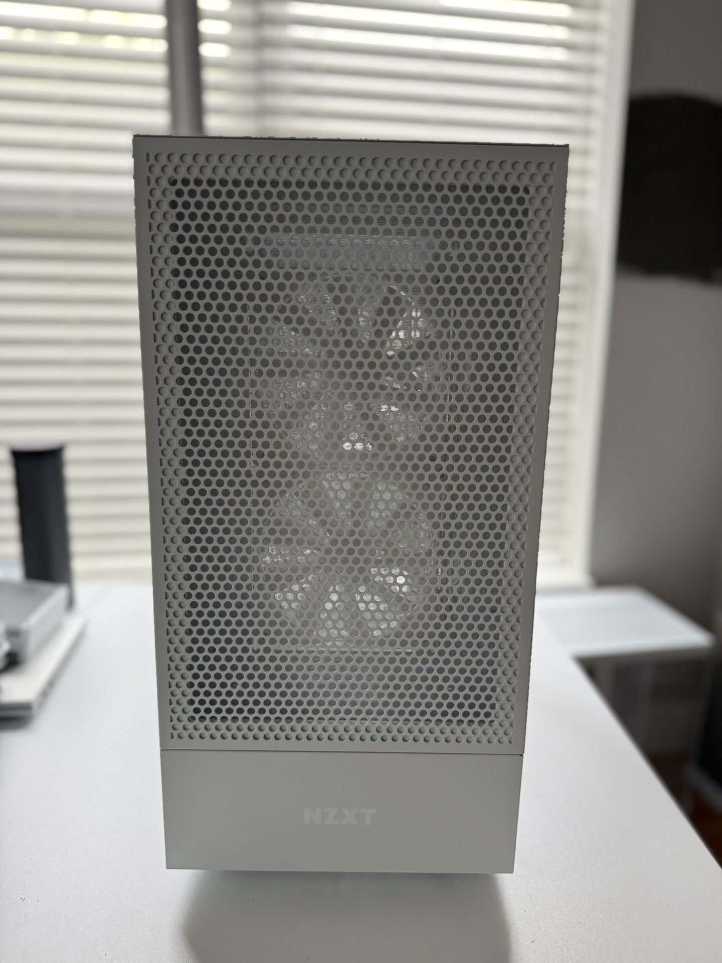 NZXT H5 Flow Compact ATX Mid-Tower PC Gaming Case – High Airflow Perforated Front and Tempered Glass