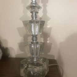 Vintage Stacked Glass Lamp