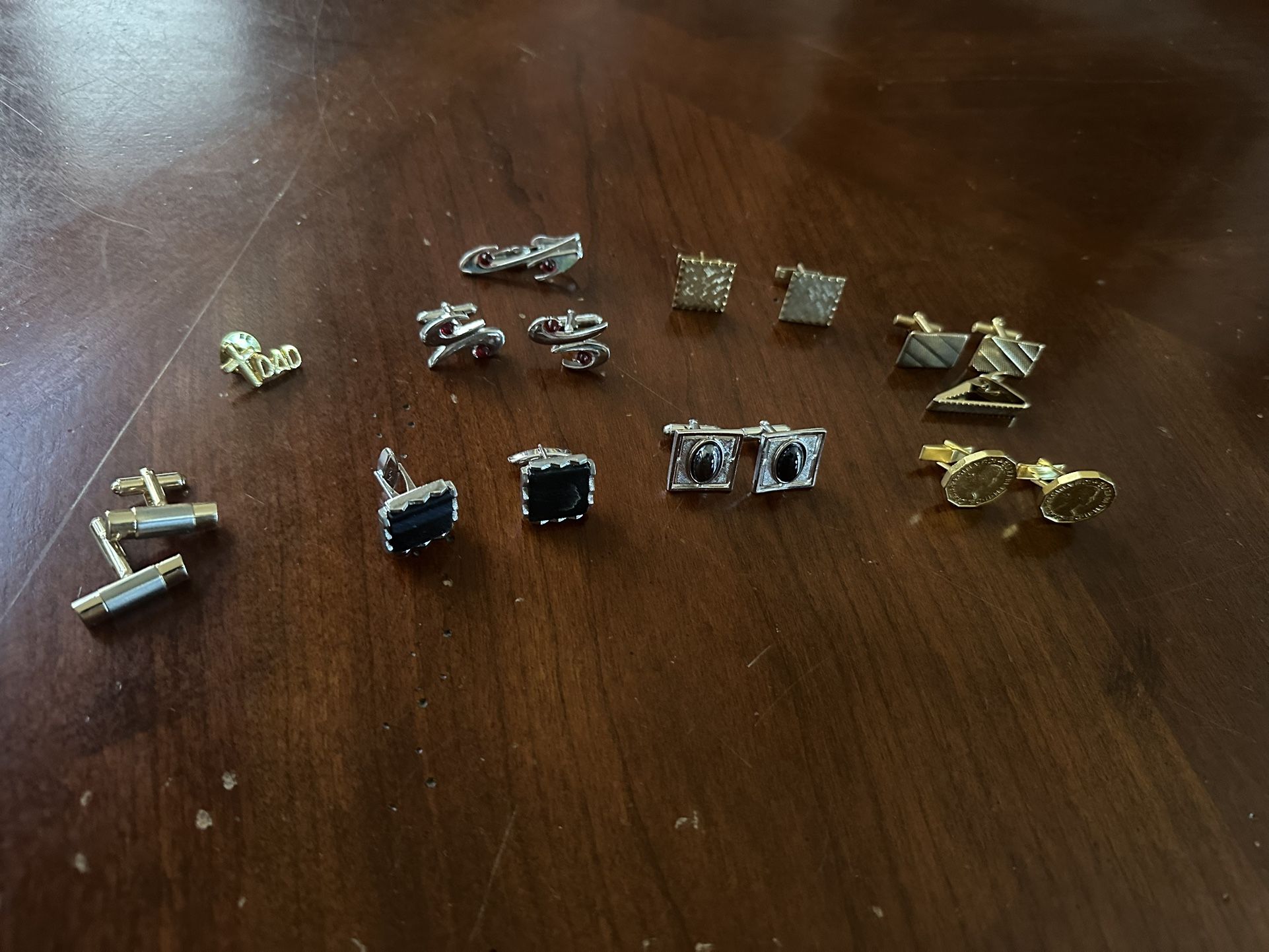 👔 Vintage Cufflink and Tie Tack LOT. 