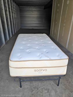 Like new Saatva Classic Mattress - Twin XL