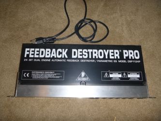 Feedback Destroyer Pro Parametric EQ Model #DSP1124P