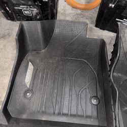 Driver side and passenger side Silverado mats
