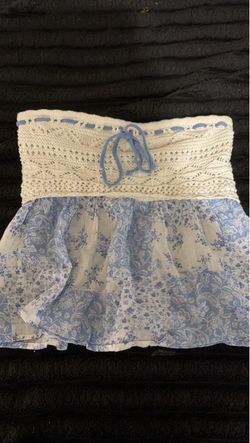Hollister flowy tube top