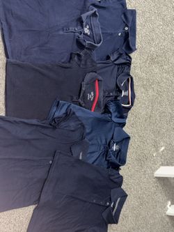 Girls Navy Blue Uniform Shirts
