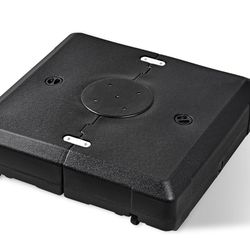 aramondo Patio Umbrella Base, 220 Lb Capacity Water & Sand Filled Weighted Base Outdoor Umbrella Base For Offset Cantilever Umbrella