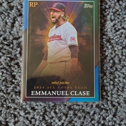 Topps 2025 Baseball Cards Series 1 Emmanuel Clase Card
