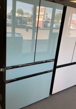 Bespoke French Door with Ocean Blue G lass