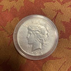 1925 Peace Silver Dollar 