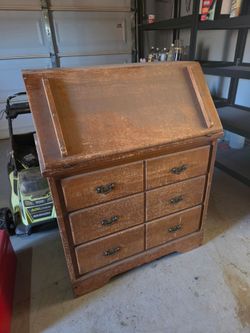 Wood desk