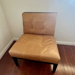 Orange Leather Chair ( Macy's)
