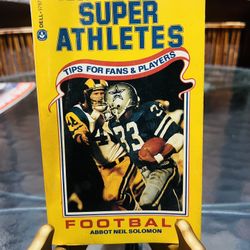 Secrets of the Super Athletes NFL Football Paperback Book Abbot Neil Solomon