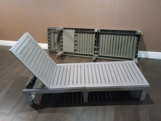 2 poolside chairs (multi-use)