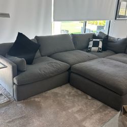 Xtra Large Couch Grey And Super Cozy 2 Years Old 