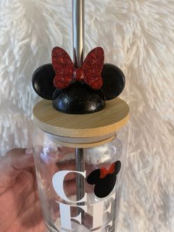 Minnie Mouse Coffee Beer Glass Cup 16 Oz