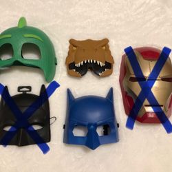 Halloween Masks- Costumes- Dress Up- Masks