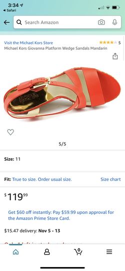 Michael Kors wedge sandals size 71/2 NEW