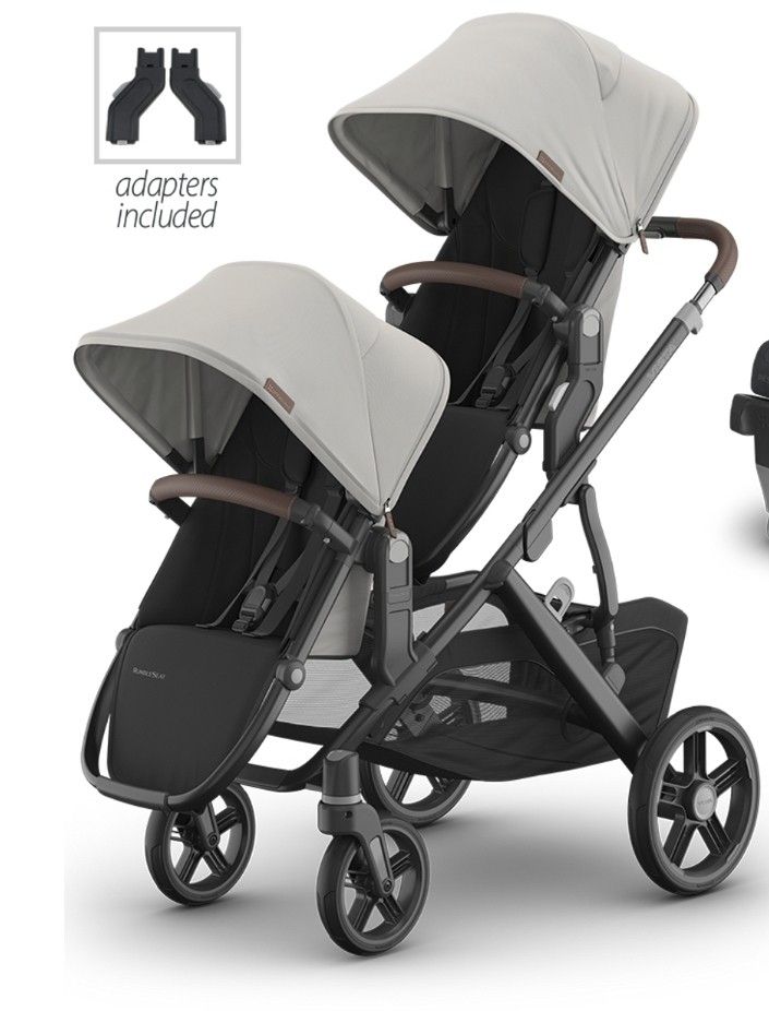 UPPABaby VISTA  DOUBLE Stroller (GRAY) 2 Chairs