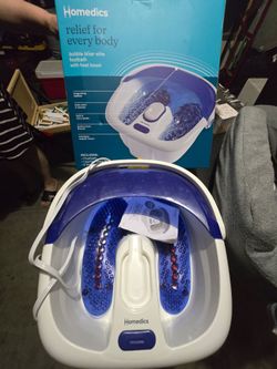 Footbath with heat boost