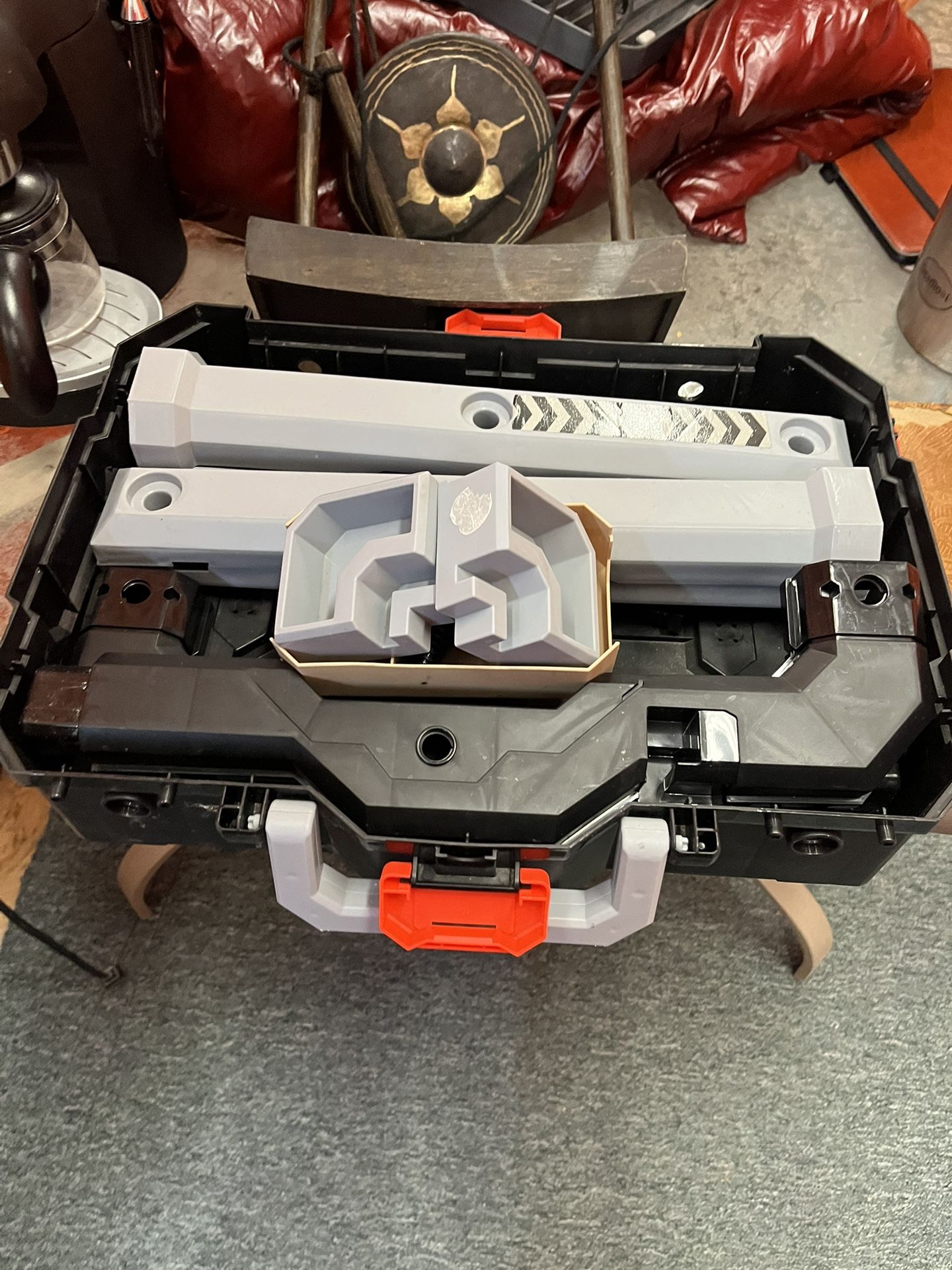 Kids Toolbox That Turns To Work Table