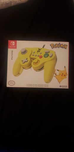 Nintendo switch wired controller pikachu