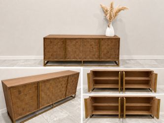 Modern Wood Credenza / Sideboard Cabinet