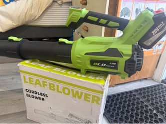 Cordless Leaf Blower with twoBattery and Charger, 5 Variable Speed Mode, Lightweight Handheld Electric Leaf Blower for Lawn Care, Yard, Garden, Patio