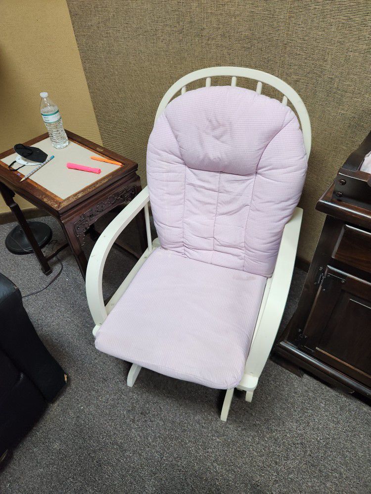 Rocking Chair With  Foot Rest