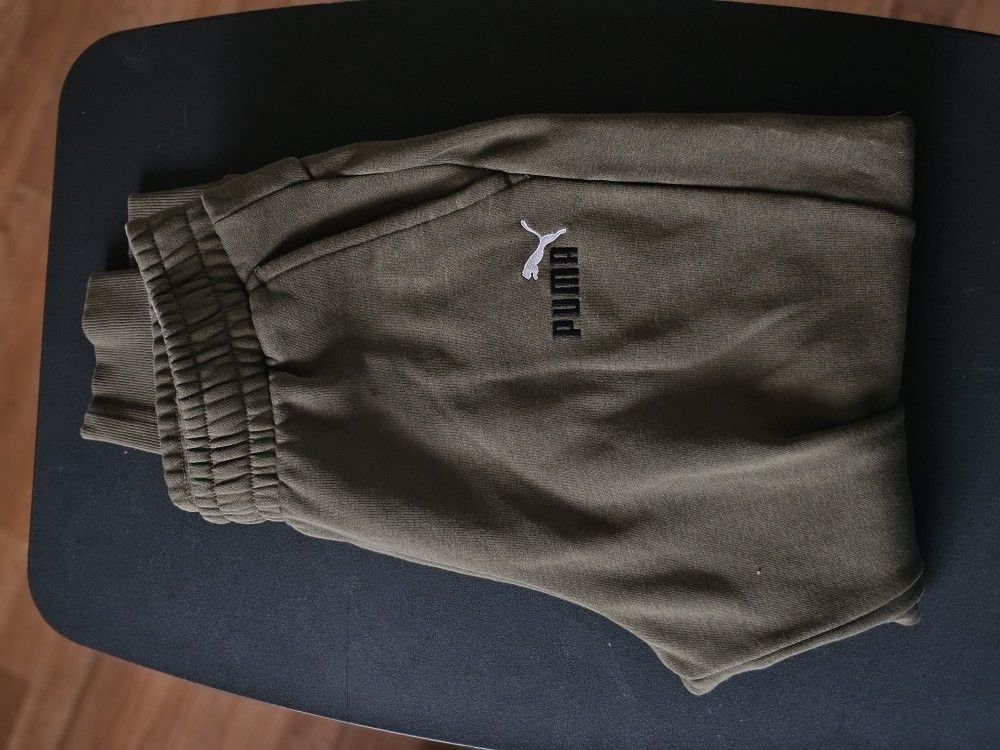 Men’s Joggers Large | Olive Green Sweatpants – Great Condition