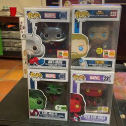 Funko Pop Marvel Lot SDCC Ant Man Thor She Hulk New