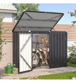 5’x3’ Outdoor Metal Storage Shed with Lockable Doors