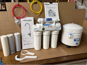 Reverse osmosis - Apec 5 step system.
